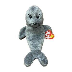 TY Beanie Baby, Slippery the Seal, 1999